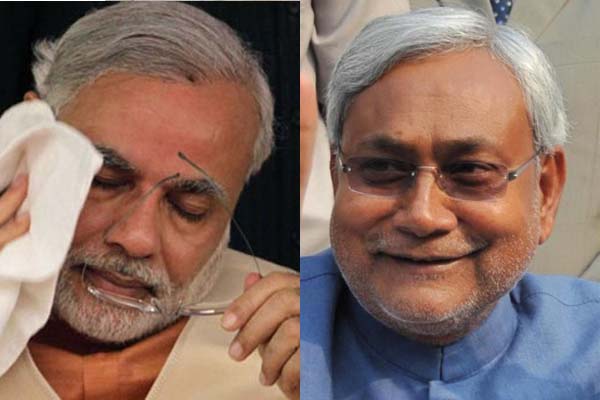 ബിഹാറില്‍ മോദി വിയര്‍ക്കുന്നു; നിതീഷ് ചിരിക്കുന്നു